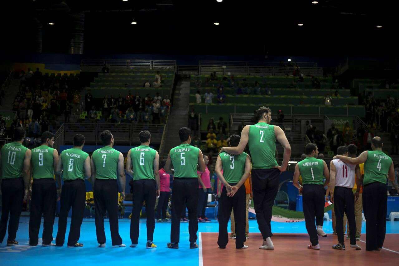 تصویر گاردین از تیم والیبال نشسته مردان ایران در پارالمپیک